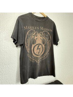 Marilyn Manson 1998 Antichrist Superstar VTG Tee Tultex M